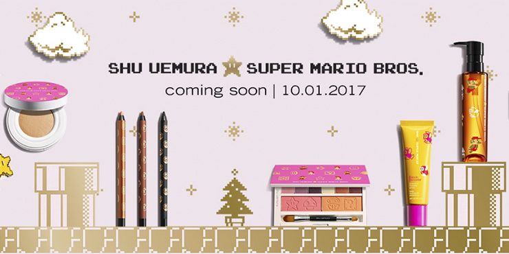 Новая коллекция косметики Shu Uemura Super Mario Bros.