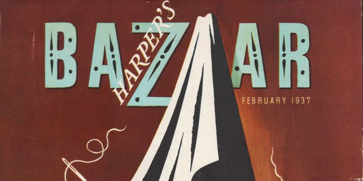 Это BAZAAR: обложка февральского номера 1937 года