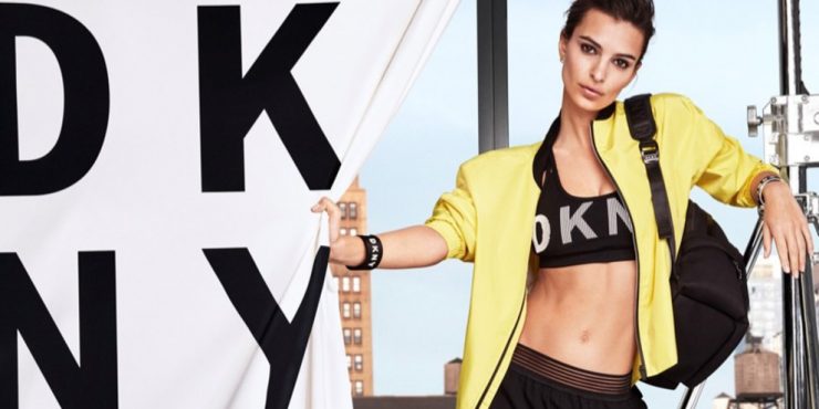 Эмили Ратаковски в рекламной кампании DKNY