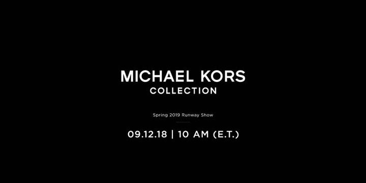 Прямая трансляция показа Michael Kors Collection