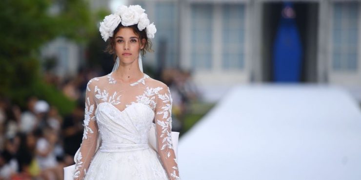 Свадебные платья мечты на кутюрном показе Ralph & Russo в Париже