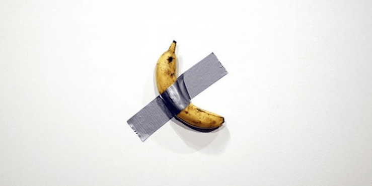 Художник продал банан за 120 тысяч долларов