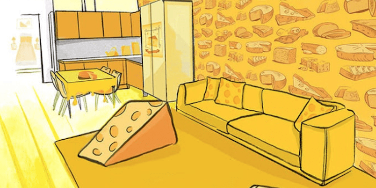 В Лондоне откроют первый гостиничный номер для любителей сыра