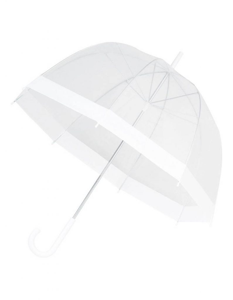 прозрачный зонт 