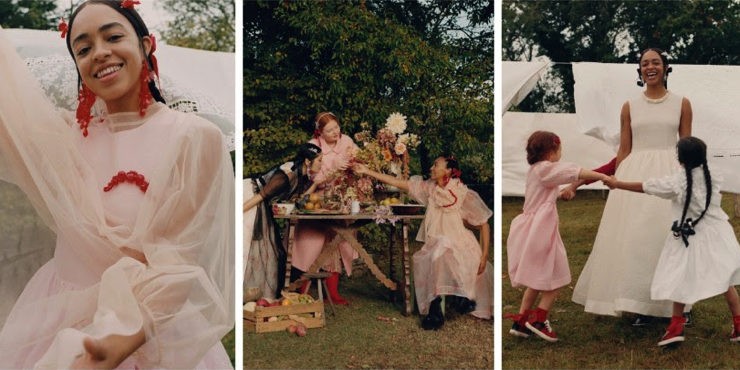 На чай к британцам: первый взгляд на кампейн Simone Rocha x H&M