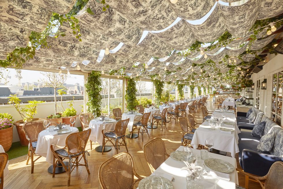 Новое место: Dior открыли ресторан на крыше в Лондоне