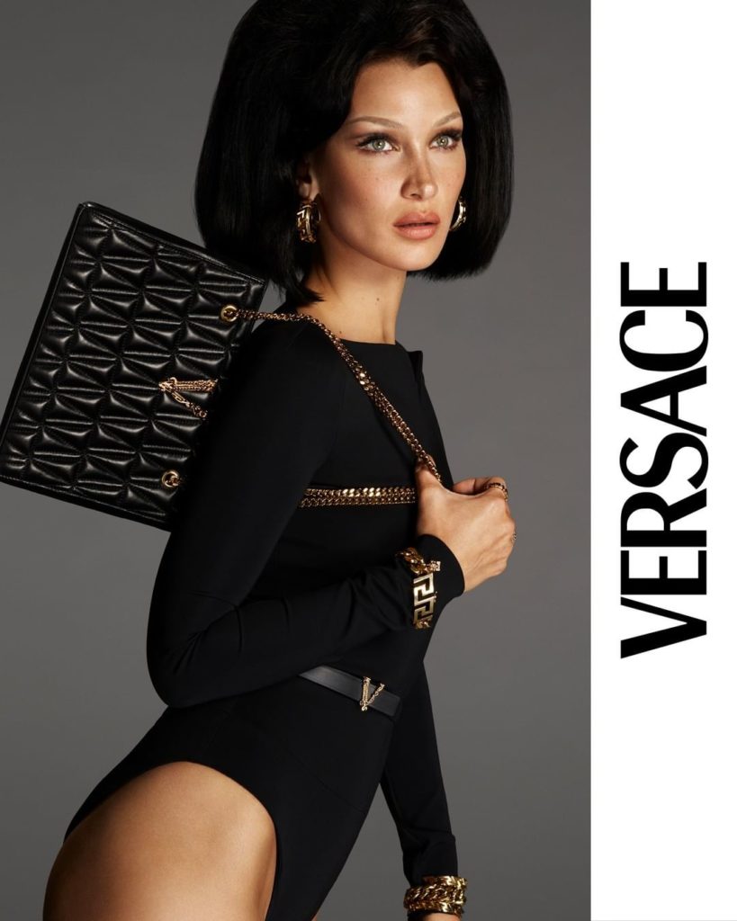 Белла Хадид снялась в новой рекламной кампании Versace