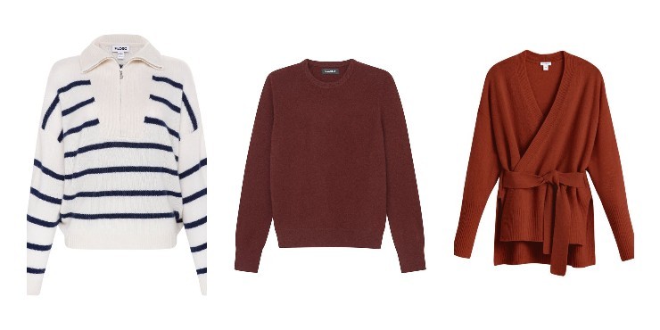 Идеальный выбор на осень:  кашемировый свитер