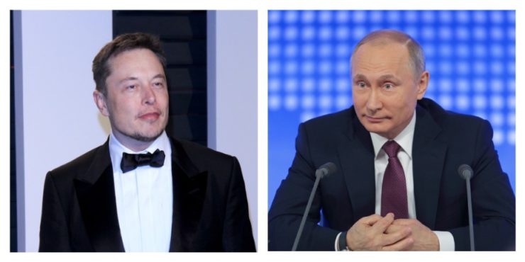 «Один на один»: Илон Маск вызвал Владимира Путина на бой