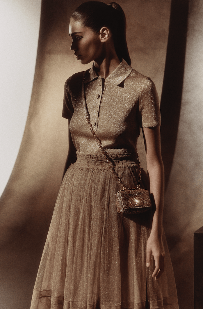 Мерцание, блеск и обновленная сумка Lady Dior - все это в капсульной коллекции Dior Or