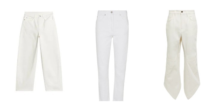 Белые джинсы — необходимая база для города