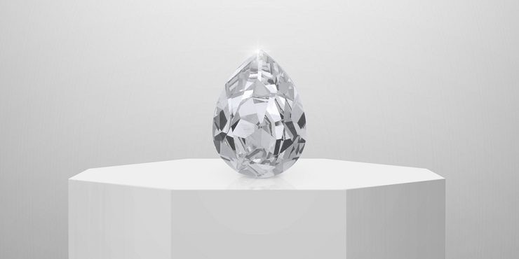 За какую сумму был продан единственный в своем роде белый бриллиант?