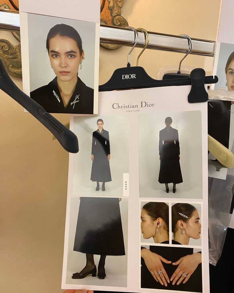 Казахстанская модель Дана Добринская приняла участие в новом шоу Dior