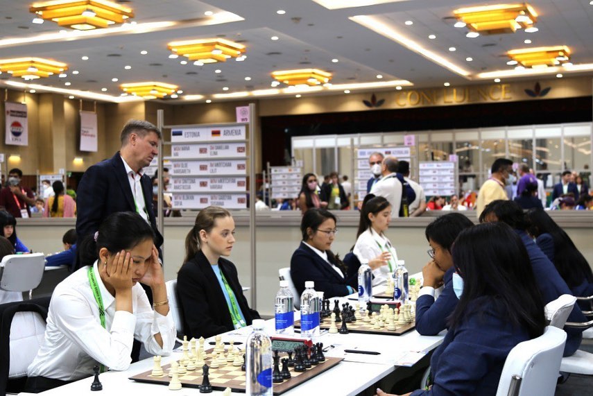 Женская сборная Казахстана по шахматам показала блестящий результат на Всемирной олимпиаде