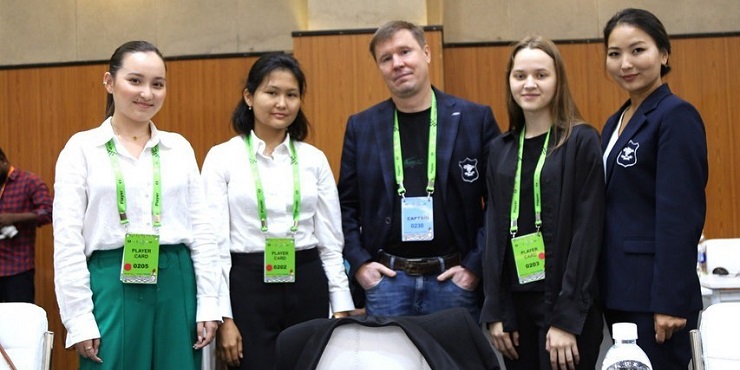 Женская сборная Казахстана по шахматам показала блестящий результат на Всемирной олимпиаде