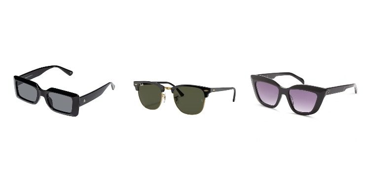 Классика жанра (и современного стиля) — черные солнцезащитные очки