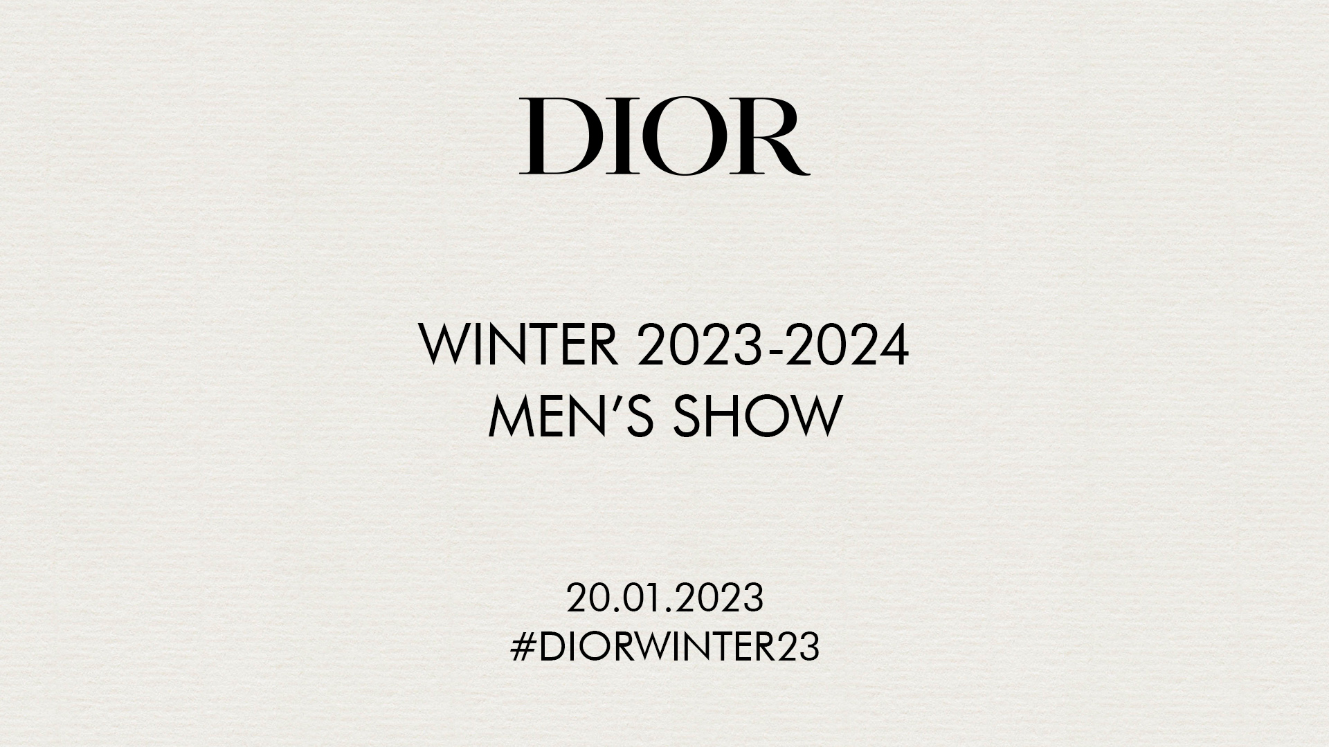 Dior Men 2023
