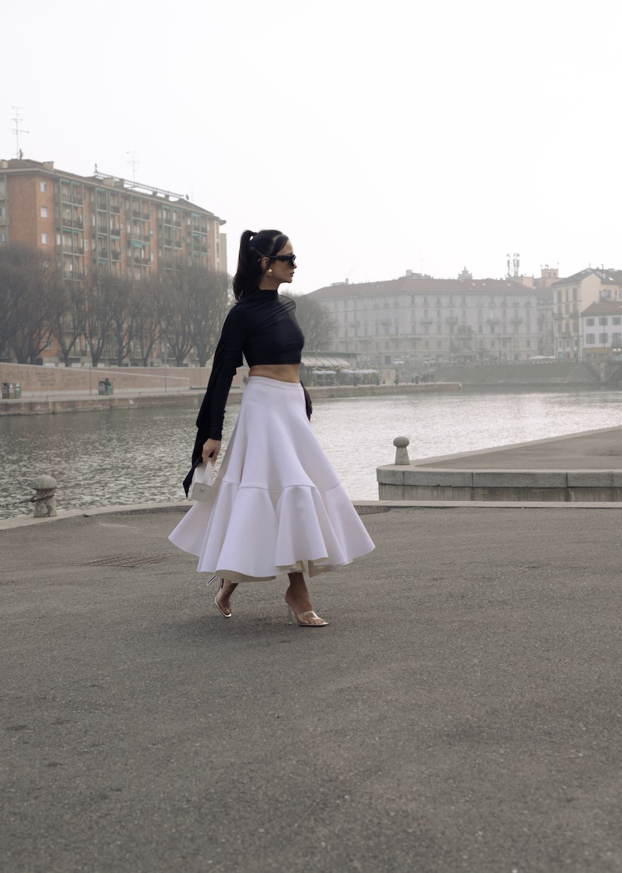 От минимализма до максимализма: стритстайл третьего дня Недели моды в Милане