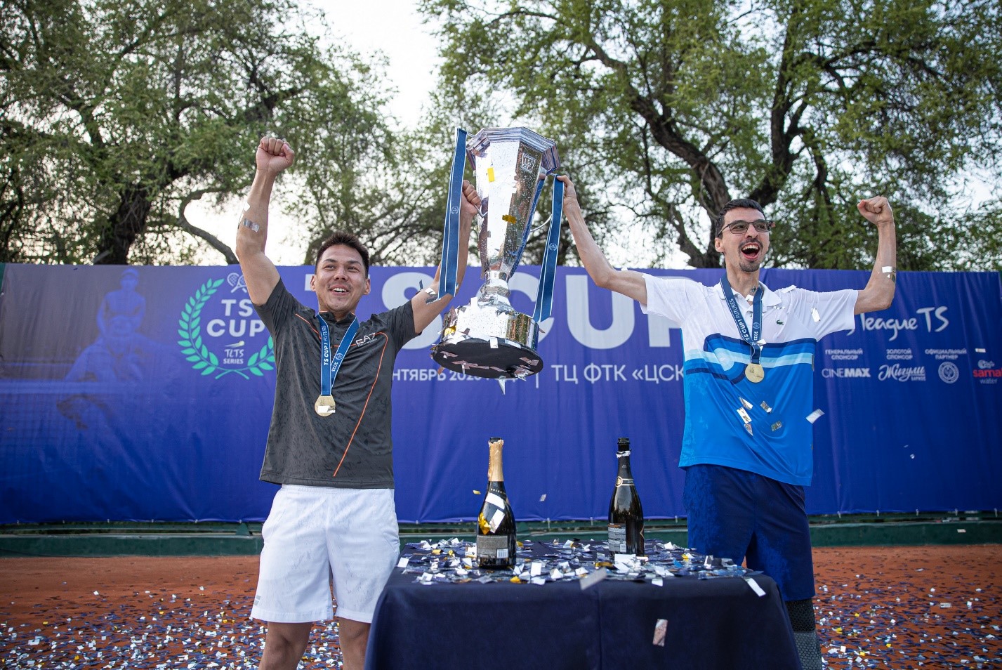 Теннисная Лига TS: кто стал победителем серии парных турниров?