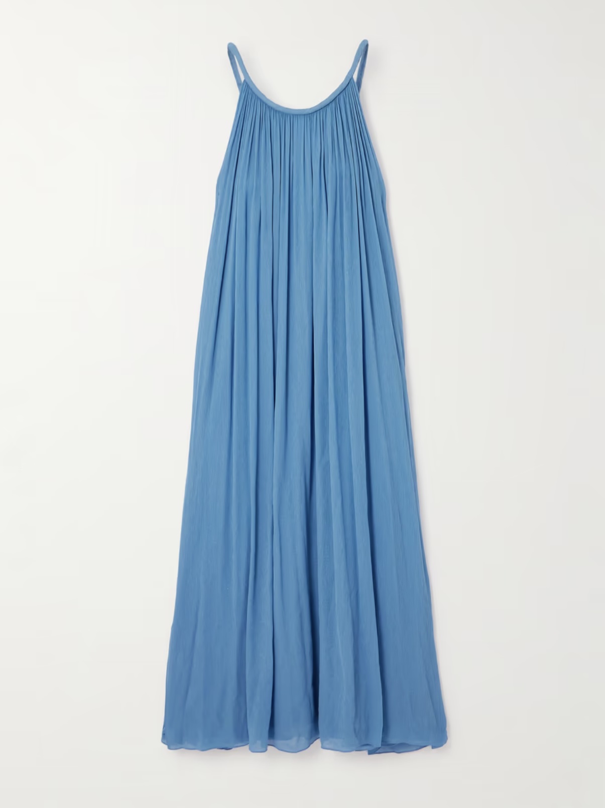 Где найти длинное голубое платье как у Виктории Бекхэм?