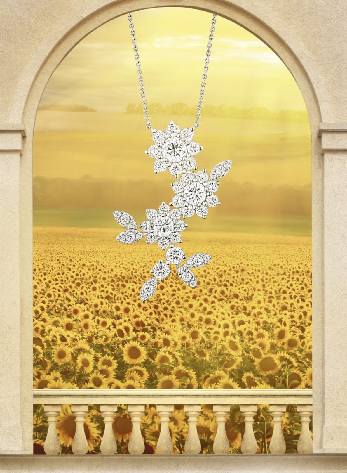 украшения Sunflower Harry Winston